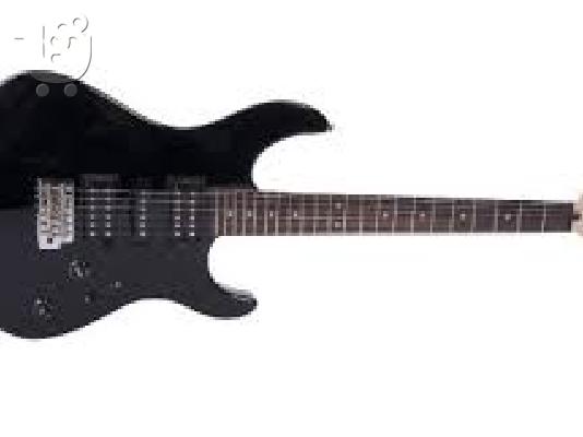 Ηλεκτρική κιθάρα (Tourgear by Yamaha, Black) με ενισχυτή