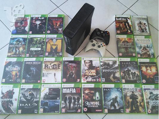 PoulaTo: Xbox360  σαν καινούργιο  με απιθανα παιχνιδια