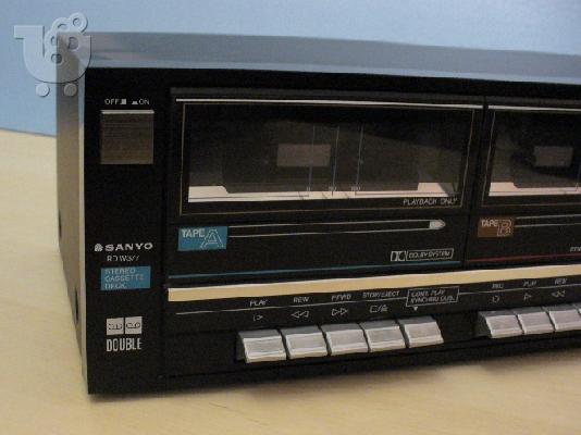 Sanyo Double Cassette Deck RD W377