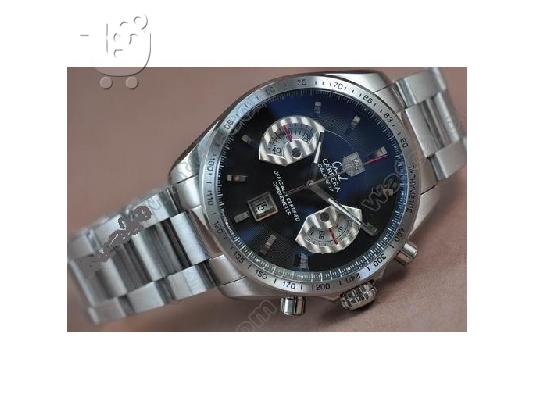 PoulaTo: TAG HEUER GRAND CARRERA CALIBRE 17 BLACK DIAL     160 €