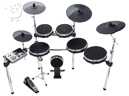 PoulaTo: Alesis DM10 X Mesh E-Drum Set - Gibraltar 9608M Drummer Seat - Gibraltar 5711DB Bass Drum Double Pedal