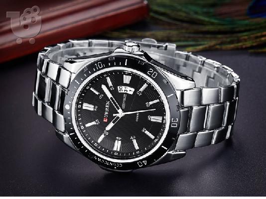 PoulaTo: New CURREN Fashion Men's Quartz Watch Men