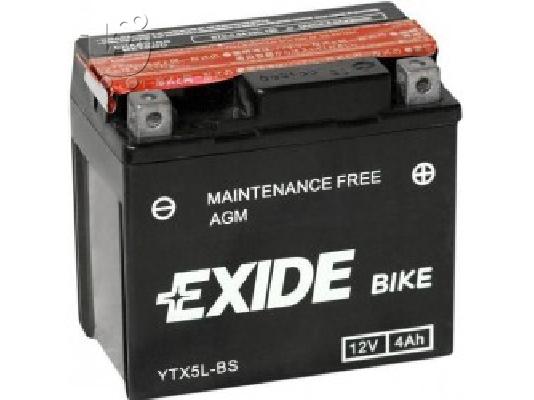 PoulaTo: Μπαταρία moto Exide YTX5L-BS 4AH