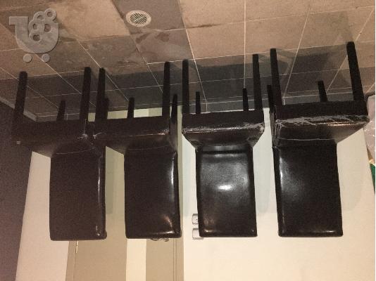 PoulaTo: 6 καρέκλες τραπεζαρίας από δερματίνη