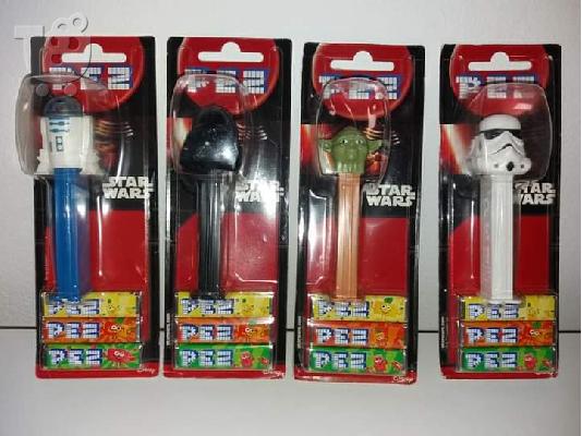 ΚΛΕΙΣΤΕΣ ΚΑΡΤΕΛΕΣ PEZ STAR WARS