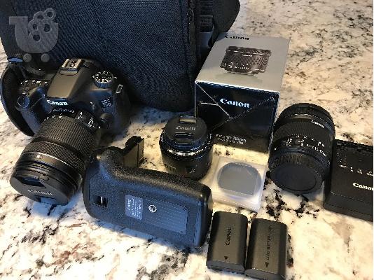 canon 70d με 3 Canon Φακοί: Whatsap αριθμό: 447452264959