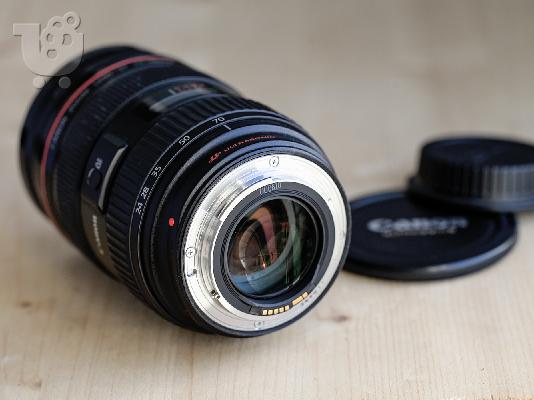 πωλείται ο canon ef 24-70mm f/2.8l usm σε αρκετά καλή κατάσταση λόγω μη χρήσης...