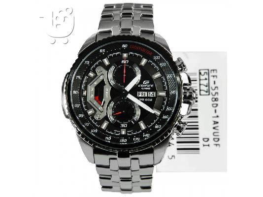 PoulaTo: Casio Edifice Mens Chronograph Watch EF-558D-1AV EF558D﻿