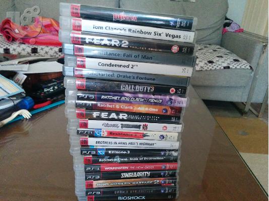 PoulaTo: Playstation 3 40gb + παιχνιδια