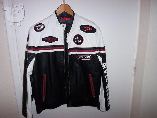 PoulaTo: BIKER JACKET REJECT SIZE L - ΔΕΡΜΑΤΙΝΟ ΜΠΟΥΦΑΝ ΙΤΑΛΙΑΣ ΚΕΝΟΥΡΙΟ