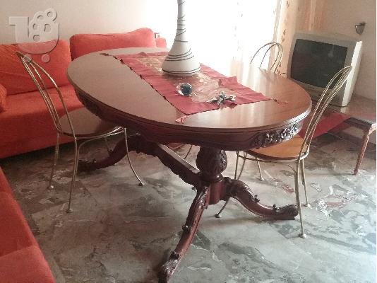 Χειροποίητη τραπεζαρία και συνθετο