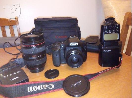 CANNON EOS 7D + CANNON ZOOM LENS EF 24-70MM +FLASH 580EX +CANNON LENS 35MM+ΒΑΛΙΤΣΑΚΙ CANNO...