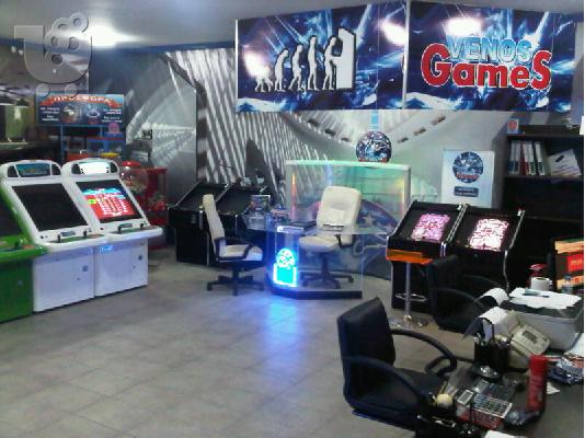ARCADE arcade ηλεκτρονικα παιχνιδια με κερμα polypaixnida