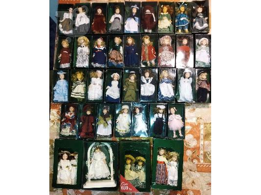 Συλλογή από 40 πορσελάνινες χειροποίητες κούκλες Οι "Κυρίες Εποχής" από την DEAGOSTINI άθι...