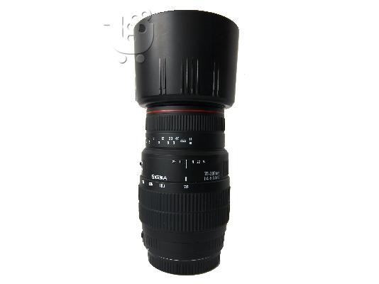 Canon 550D + Sigma 70-300 + Vivitar 19-35 + Lowepro Case + ΤΡΙΠΟΔΙ