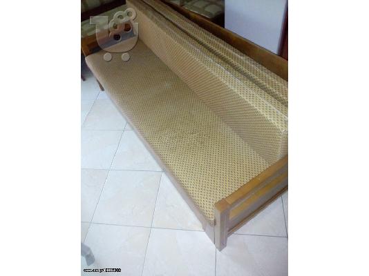 Πωλείται  Τριθέσιος καναπές κρεβάτι Τιμή Ευκαιρίας...