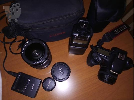 CANNON EOS 7D + CANNON ZOOM LENS EF 24-70MM +FLASH 580EX +CANNON LENS 35MM+ΒΑΛΙΤΣΑΚΙ CANNO...