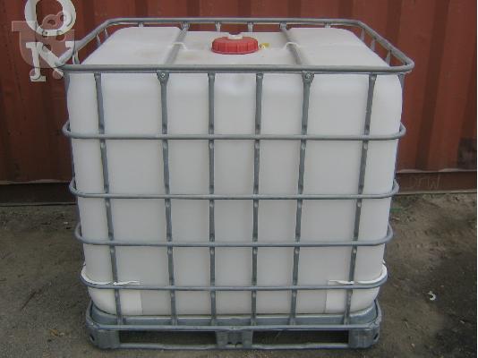 ΔΕΞΑΜΕΝΕΣ 1000 LT IBC PALETODEKSAMENI 1TON