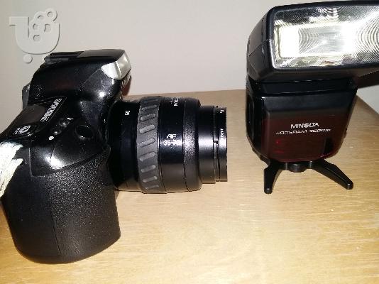 Πωλείται Minolta  + Flash