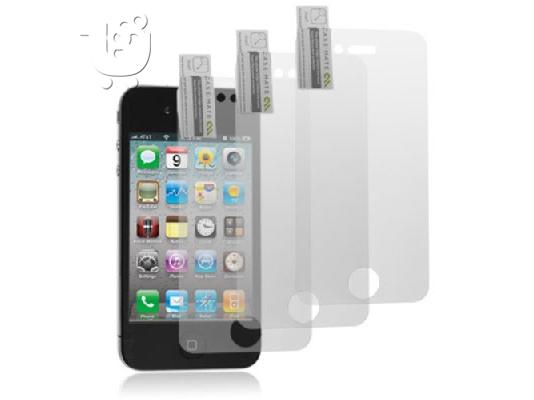 APPLE iPhone 4 /4 S/5 , ζελατίνα προστασίας οθόνης με 2!!!!