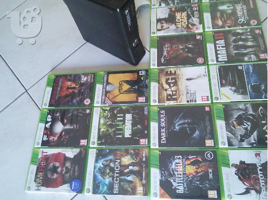 Xbox360  σαν καινούργιο  με απιθανα παιχνιδια