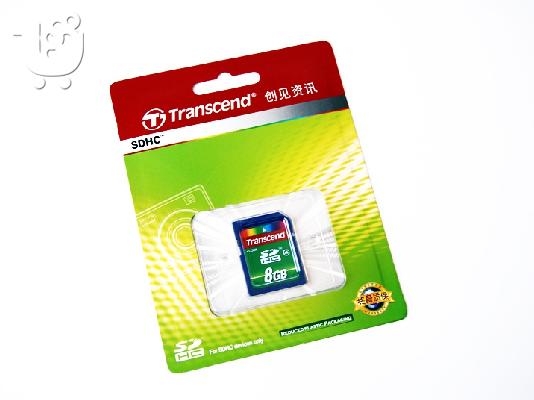 PoulaTo: Transcend Κάρτα μνήμης SDHC - 8GB
