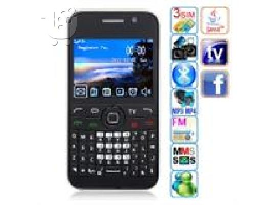 iphone 4 style Με πληκτρολογιο,3 sim kai TV