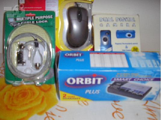 PoulaTo: φορτιστής μπαταριών, web camera, notebook antitheft wire