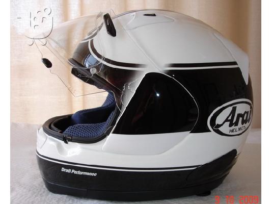 PoulaTo: Πωλείται κράνος ARAI viper GT medium δίχρωμο 