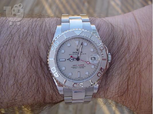 PoulaTo: ROLEX YACHTMASTER  WHITE  AUTOMATIC