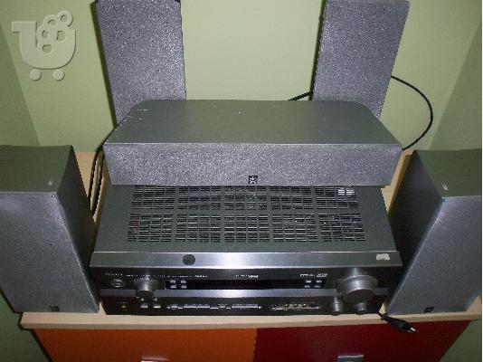 ΠΩΛΕΙΤΑΙ ΕΝΙΣΧΥΤΗΣ YAMAHA RXV 640 RDS ΜΑΖΙ ΜΕ ΗΧΕΙΑ ΥΑΜΑΗΑ NSP SERIES...
