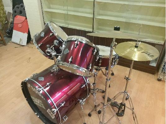Πωλείται Full Drumset SONOR Smart Force Wine Red Studio - € 350,00