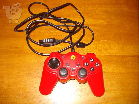 Πωλείται μεταχειρισμενο Playstation 2 με τρια παιχνιδια και τιμονιερα...