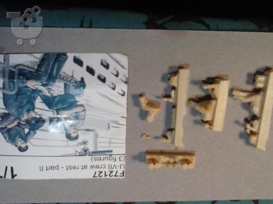 PoulaTo: CMK F72127 1/72 Resin WWII German UBOAT VIII Crew at Rest Part 2