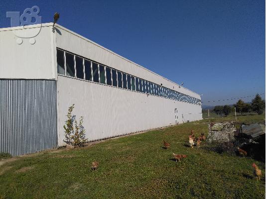 Επαγγελματικός χώρος 700 τ.μ μέ βοηθητικό κλειστό 240 τ.μ  στο Λαγκαδά Θεσσαλονίκης...