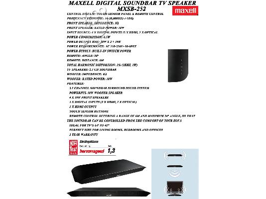 Πωλείται soundbase maxell mxsb 252