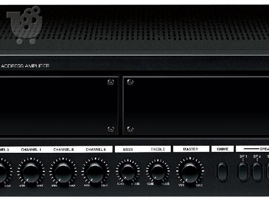 MIXER AMPLIFIER, 120W - PAM-120A - INTER M (6 mic)