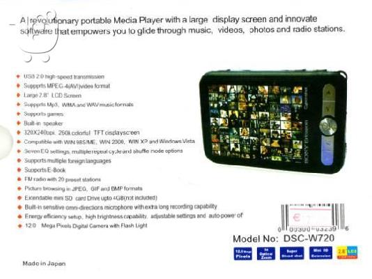dsc-w720