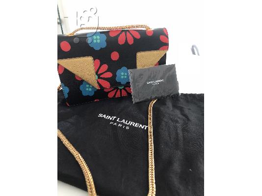 PoulaTo: ΤΣΑΝΤΑ γυναικεία Saint Laurent μαύρη