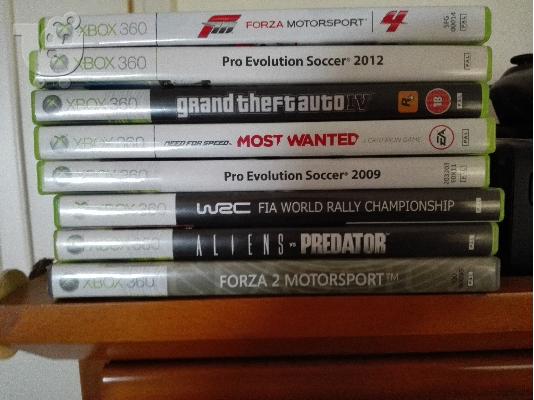 PoulaTo: xbox 360 + 16 γνησια παιχνιδια