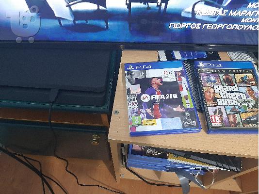 Ps4 500 gb slim + fifa 21 + gta v
