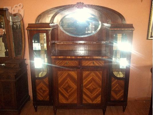 PoulaTo: Μπουφές Βιτρινα 2 στυλ art nouveau.