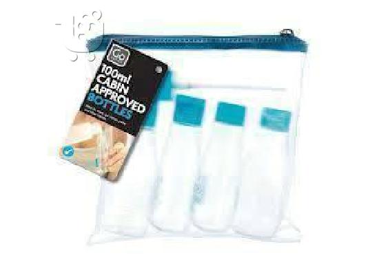 Σετ 4 μπουκαλιων των 100 ml της go travel