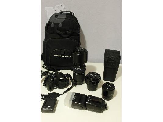 PoulaTo: Olympus E-520 με 3 φακούς και πολλά extra