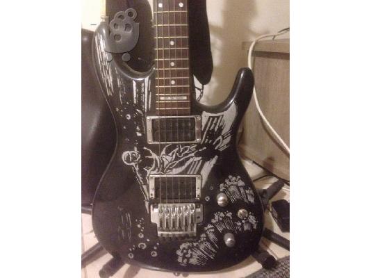 PoulaTo: Ibanez JS100 Satriani silversurfer ΣΚΟΤΩΜΑ +2 ζωνες
