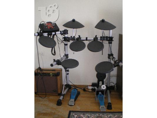 PoulaTo: DRUMS YAMAHA ΗΛΕΚΤΡΟΝΙΚΗ ΜΕ ΕΝΙΣΧΥΤΗ