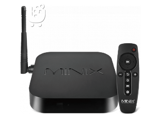 PoulaTo: Μεταχειρισμένο - Minix Neo X6 Quad Core Android TV Media Player + A2 2.4G Wireless Gyroscope Mini Keyboard Remote Control