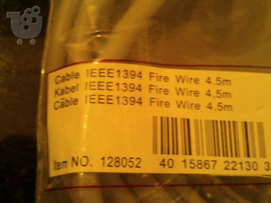 GEFEN ΚΑΛΩΔΙΟ FIREWIRE IEEE 1394 400 6 PIN  ΥΨΙΣΤΗΣ ΠΟΙΟΤΗΤΑΣ 4.5 Μ...