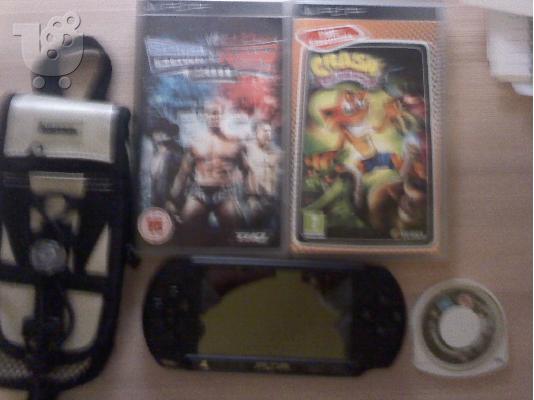 sony psp tsiparismeno 2gb kai 5 paixnidia mono 60€