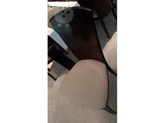 Wenge Τραπεζαρία με 6 καρέκλες και μπουφέ